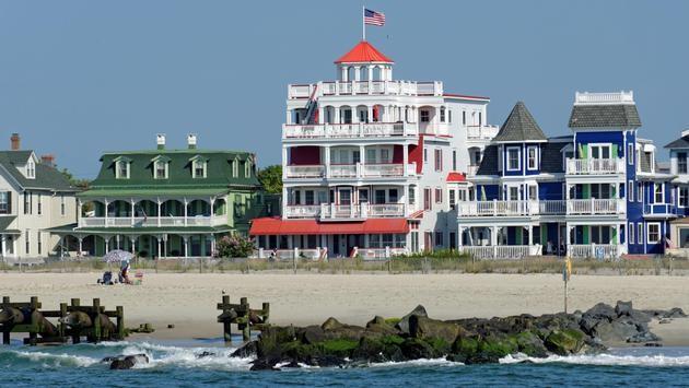 Mansions on Beach Drive in Cape May, NJ