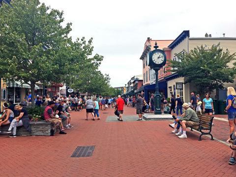 Cape May shopping area