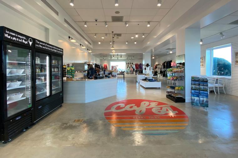 Cafe 64, located inside the Cape May terminal