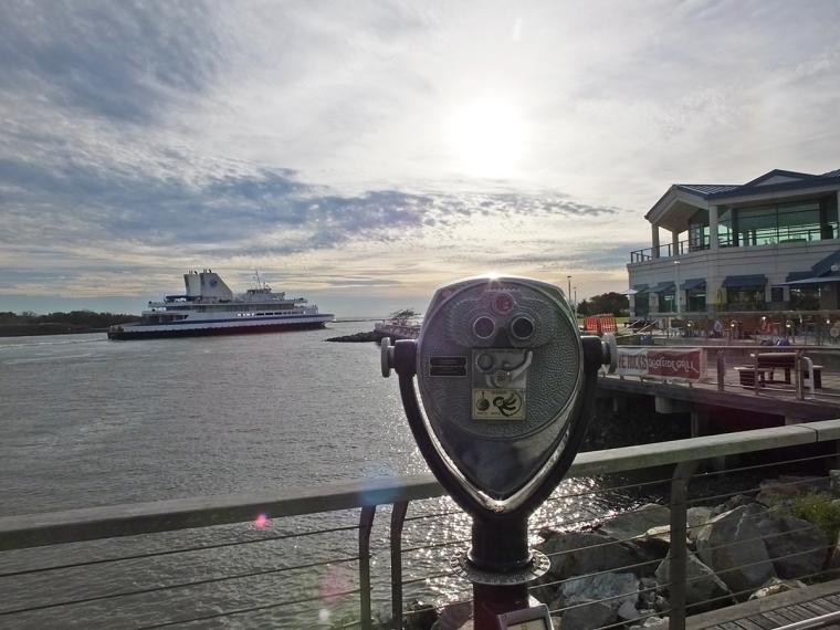 Cape May-Lewes Ferry departing Cape May