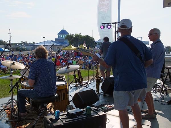 Funsters performing at the Cape May-Lewes Ferry