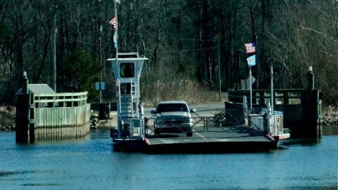 The Tina Fallon vessel of the Woodland Ferry system in DE