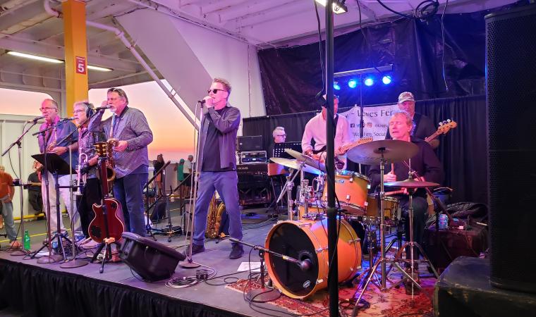 The Funsters preforming on the Cruise to nowhere in 2019 