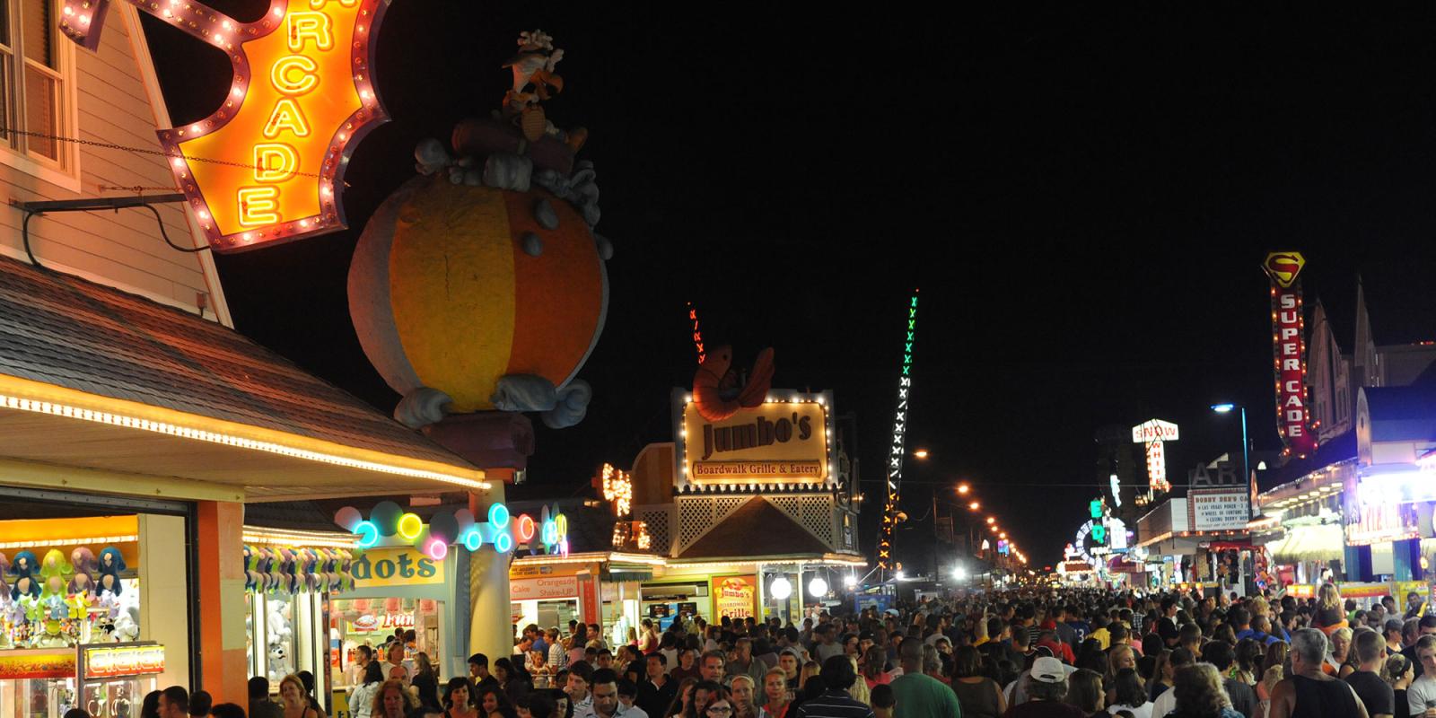 The Wildwood Boardwalk