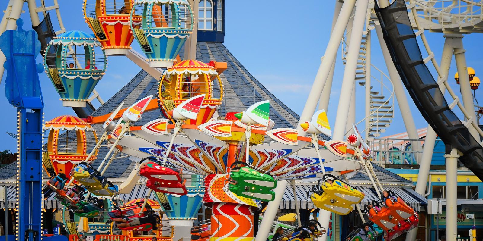 Morey's Pier on the boardwalk in Wildwood, NJ