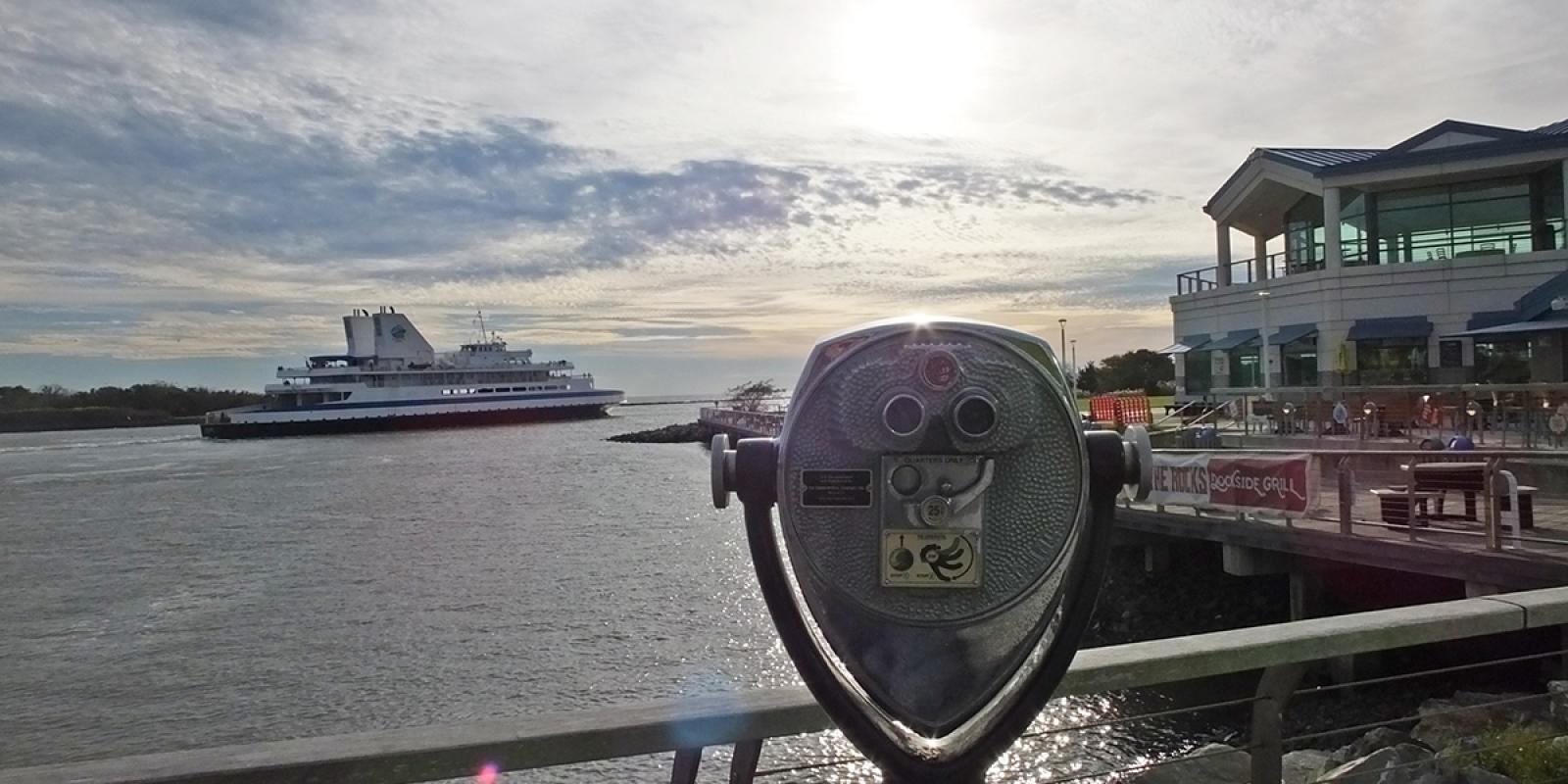 Cape May-Lewes Ferry departing Cape May