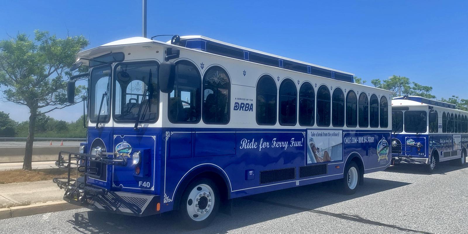 Cape May-Lewes Ferry shuttle in Cape May, NJ