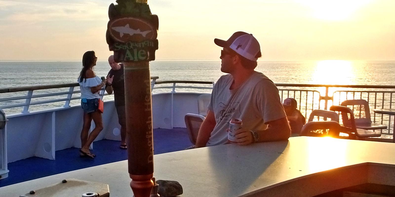 Lido Bar View on the Upper Deck of the Cape May-Lewes Ferry