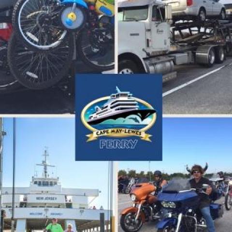 All size vehicles aboard the Cape May-Lewes Ferry