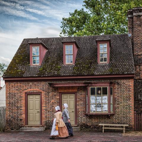 Scene from Colonial Williamsburg