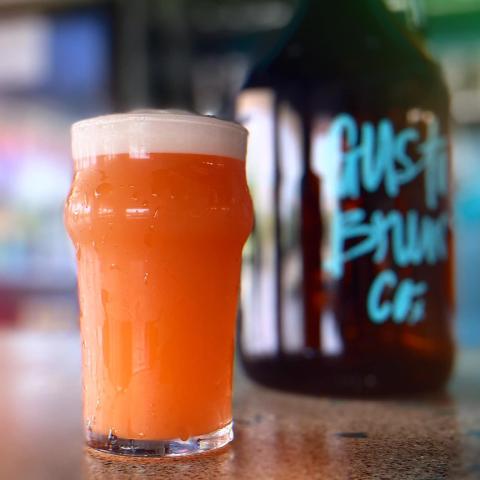 a beer from Gusto Brewery in North Cape May