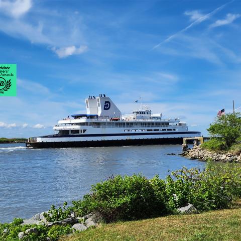 Enjoy the ride across Delaware Bay on the Cape May - Lewes Ferry