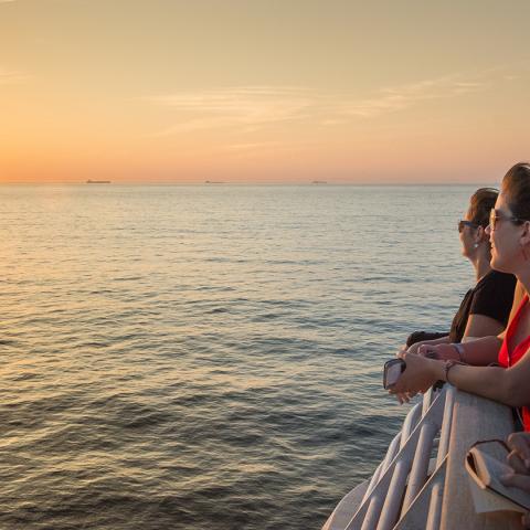 Passengers Aboard the Cape May-Lewes Ferry