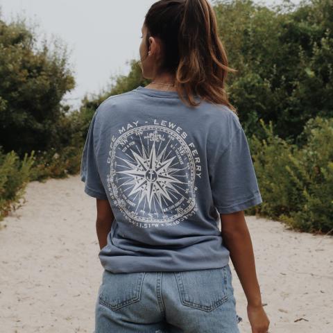 The Compass tee shirt from the Cape May-Lewes Ferry online store