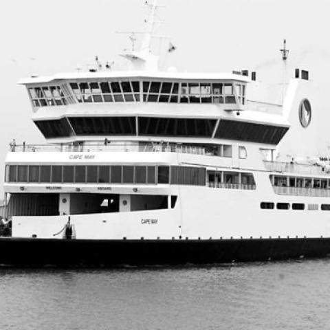 Twin Capes Ferry image Black & White