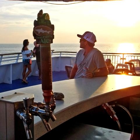 Lido Bar View on the Upper Deck of the Cape May-Lewes Ferry