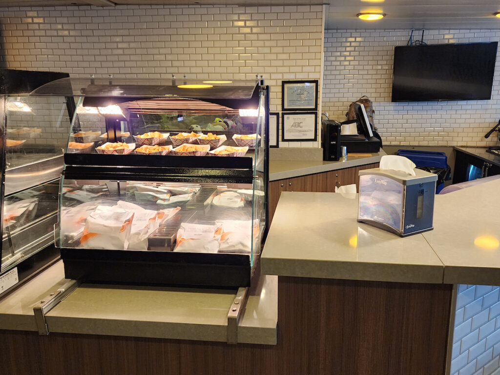 The Ferry Cafe on the Cape May - Lewes Ferry vessel MV New Jersey