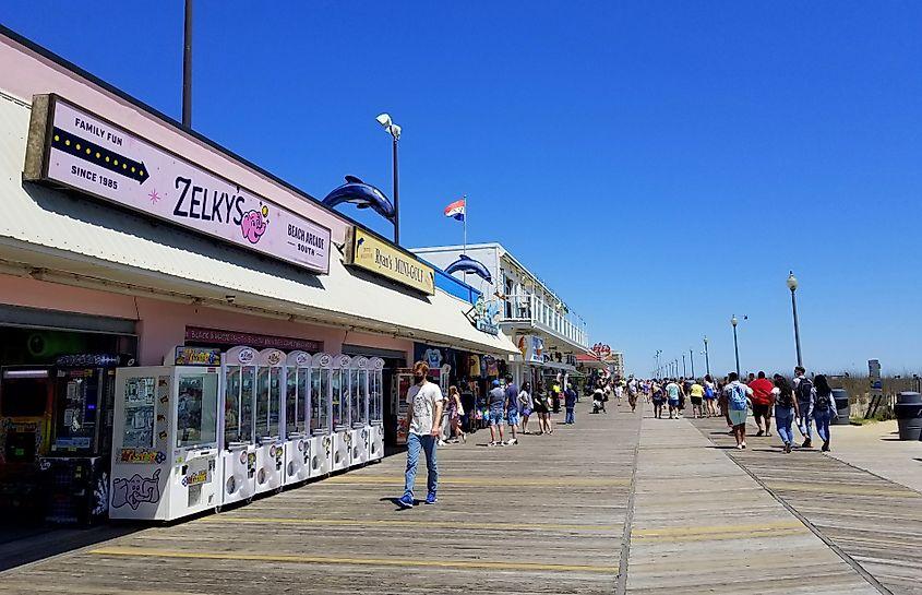 Boardwalk in Dewey Beach
