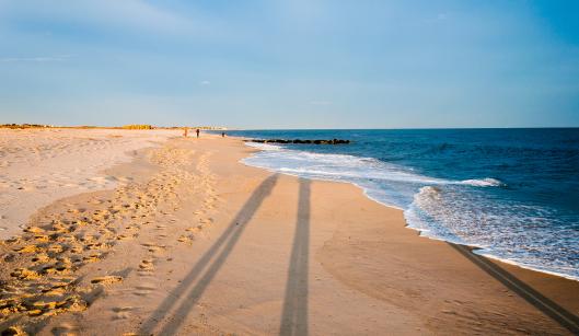 View of the beach in Delaware