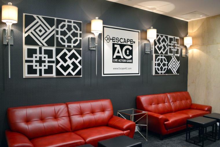 Escape room interior in Atlantic City NJ
