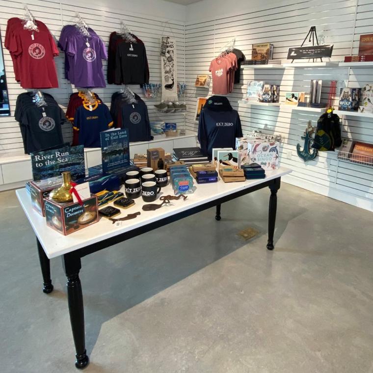 interior view of Exit Zero's Cafe 64 inside the Cape May terminal