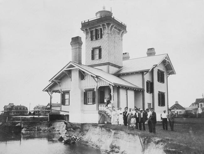 Historic photo of Hereford Inlet Lighthouse