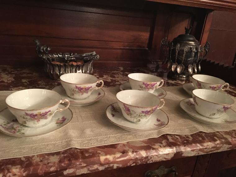 Tea set at the historic Emlen Physick Estate house museum