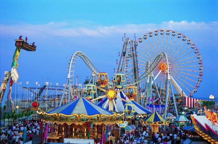 Morey's Pier on the boardwalk in Wildwood, NJ