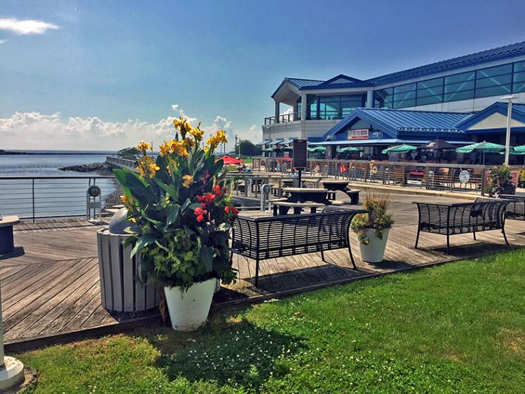 the Cape May terminal grounds at the Cape May-Lewes Ferry in Cape May, NJ