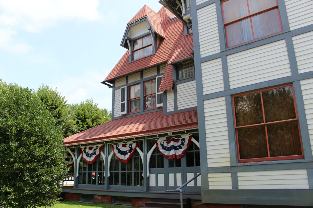 Exterior of a Victorian Home in Cape May