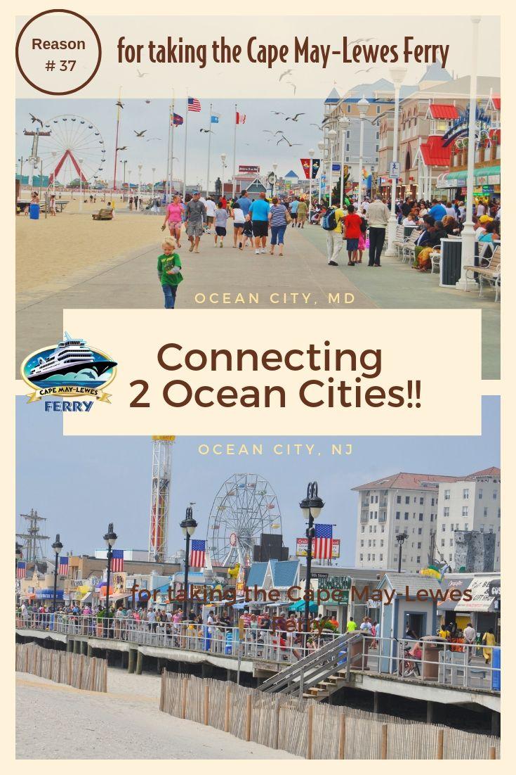 Boardwalk photos of Ocean City, MD and Ocean City, NJ