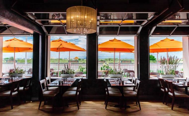 Inside SeaSalt Restaurant in Cape May, New Jersey