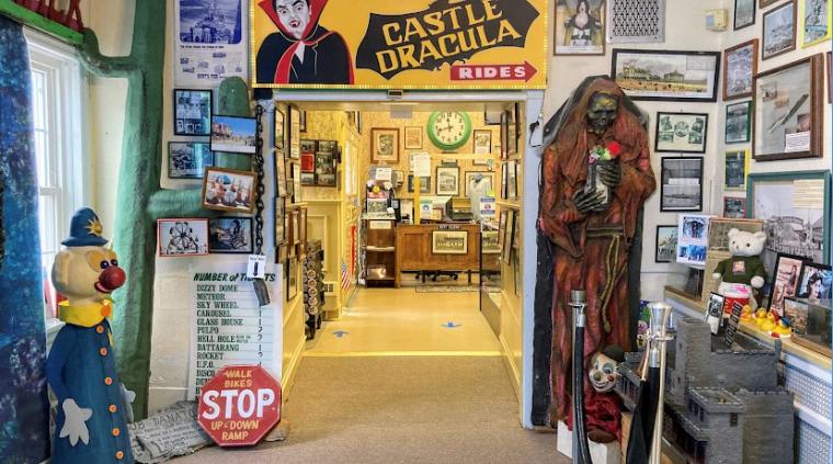 The inside of the George F. Boyer Museum in Wildwood, NJ
