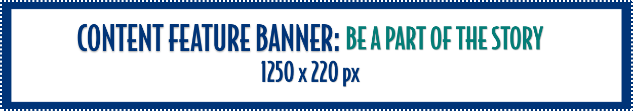 Content Feature Sample Ad 1250 x 220 px